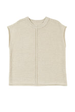 Load image into Gallery viewer, Oatmeal Solid Color Cap Sleeve Knitted Sweater