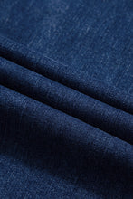 Load image into Gallery viewer, Sky Blue Button Fly Ripped High Waist Flare Jeans