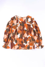 Cargar imagen en el visor de la galería, Abstract Printed Long Sleeve Blouse