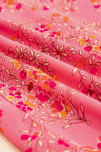 Load image into Gallery viewer, Rose Red Floral Print Wide Short Sleeve Loose Shirt