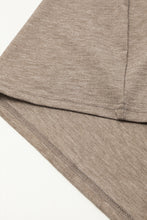 Load image into Gallery viewer, Light French Beige Center Seam Rolled Cuffs T-shirt Dress