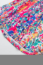 Load image into Gallery viewer, Rose Floral Print Tank Top with Ruffles