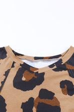 Load image into Gallery viewer, Leopard Print Long Sleeve Loose Top