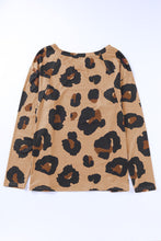 Load image into Gallery viewer, Leopard Print Long Sleeve Loose Top