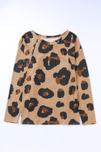 Load image into Gallery viewer, Leopard Print Long Sleeve Loose Top
