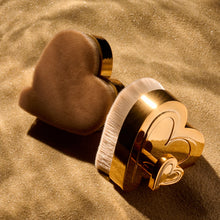 Load image into Gallery viewer, This Body Glow Blending Brush is adorably heart shaped, with dense soft bristles to buff and blend into every contour of your body. Use with Beauty Creations Body Glow oils. Add product to the desired area and blend into the collarbones, shoulders, arms and legs, for stunning shimmer sheen. Cruelty-free and Vegan. The best price, deal and quality w/ Bonitawholesale.com