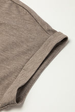 Load image into Gallery viewer, Light French Beige Center Seam Rolled Cuffs T-shirt Dress