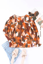 Cargar imagen en el visor de la galería, Abstract Printed Long Sleeve Blouse