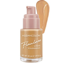 Load image into Gallery viewer, Flawless Liquid Foundation combines a lightweight formula with a boost of moisture. This foundation covers any imperfections evenly delivering buildable, medium coverage and a luminous, glowy-skin finish for a natural makeup look. The best price, deal and quality w/ Bonitawholesale.com

