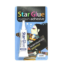 Load image into Gallery viewer, Star Glue- Eyelash Adhesive Dark 1 DZ Waterproof Formula Holds lashes securely in place Dries quickly Easy to use. The best price and deal w/ Bonitawholesale.com !!!
