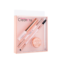 Load image into Gallery viewer, Beauty Creation - BES#4 Eyebrow 911 Essentials : Medium Brown. For the brows on the go - our 911 Essentials Medium Brown bundle comes with; - Eyebrow Definer Gel in Medium Brown - Brow Tame Clear Brow Gel - Eyebrow Definer Pencil in Medium Brown - RC19 Eyebrow Brush. Best Deal w/ Bonita Wholesale !!!