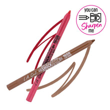 Load image into Gallery viewer, L.A Girl -Shockwave Neon & Nude Lipliner 12 SHADES - 3 PC DESCRIPTION You might want to take a seat before you swatch, because the Shockwave Neon lipliner will have you shook. Shockingly vivid colors glide on creamy pigment with a full-coverage finish that lasts up to 8 hours. Electrify your look with a bold, statement lip that turns heads. The soft plastic pencil can be sharpened with a sharpener for precise application every time. You've never seen neon done like this . The best price and deal w/ Bonitawh