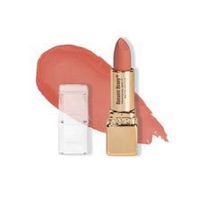 Load image into Gallery viewer, Dress your lips in highly-pigmented richness with Romantic Beauty's lightly-scented Glass Lipper matte-finish formula. Its long-lasting effect never dries the lips and instead provides you with a smooth, transfer-proof kissable pout. Available in six radiant shades, there's Glass Lipper for every mood you're in. Color : L. Peach, L. Rose, Shiam Ruby, Fire Opal, Garnet and Burgundy