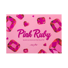 Load image into Gallery viewer, Amor US_ CO-PRFD : Pink Ruby Blush & Highlighter Palette-Wholesale Display_6 PCS Bonita cosmetic and makeup supply wholesale online store with best price.