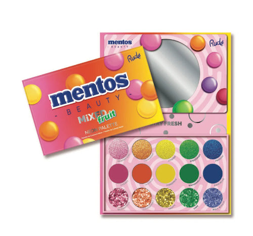 RUDE COSMETICS - MENTOS BEAUTY MIXED FRUIT - NEON PALETTE. The best price, deal and quality w/ Bonitawholesale.com