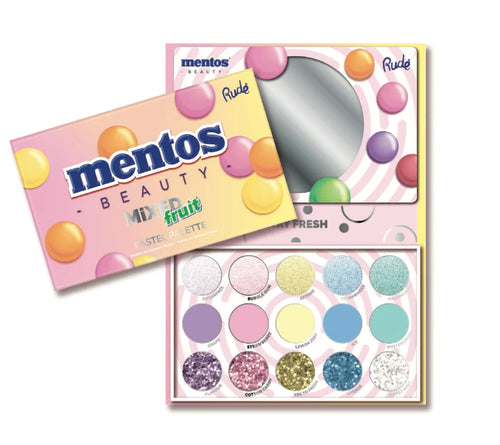 RUDE COSMETICS - MENTOS BEAUTY MIXED FRUIT - PASTEL PALETTE, The best price, deal and quality w/ Bonitawholesale.com