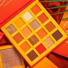Load image into Gallery viewer, The perfect palette to transition your summer looks to fall glam, with a mix of buttery mattes, pressed glitters, and shimmers – this palette is meant for the babes who love a classic nude glam with pops of gold! The best price and deal w/ Bonitawholesale.com
