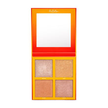 Load image into Gallery viewer, This highlight palette is made for the babes who love to glow! The shades are made for every skin tone: – Drenched: Muted bronze tone – Gilded: Gold tone – Beaming: Copper tone – The View: Rose gold tone. The best price and deal w/ Bonitawholesale.com
