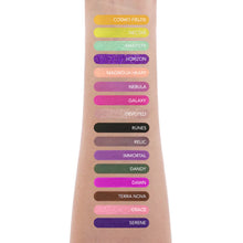 Load image into Gallery viewer, The Enchanted Sky palette consists of 32 pressed pigments designed with the smoothest of texture and pigments for looks out of this world. Levitate with the help of rich mattes, silky shimmers and flirty glitters. The best price and deal w/ Bonitawholesale.com