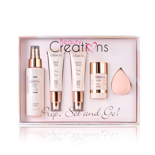 Beauty Creation: PSG SET Flawless Stay Prep & Prime Collection Set and Go !!! Prep and prime package has all the essentials needed to hold makeup all day. Best Deal w/ Bonita Wholesale !!!