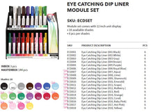 Load image into Gallery viewer, MOIRA Eye Catching Dip liner is the ultimate long-wear eyeliner, completely waterproof and smudge resistant. The fine, flexible brush tip pen for precision and easy application will guide the line to a striking finish and can be used on eyes, face, and body. Cruelty-Free Paraben Free Phthalate Free Gluten Free. The best price, deal and quality w/ Bonitawholesale.com