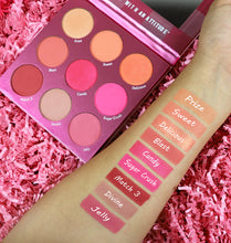 Load image into Gallery viewer, Score the Crush Blush leader-board with our Blush Crush 9 Color Blush On Palette - Match Three! With nine blush shades from our blush on palette to deliver a rosy flush, wear each shade alone or match three or more to level up your look. The best price and deal w/ Bonitawholesale.com
