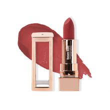 Load image into Gallery viewer, Say goodbye to dry lips! Romantic Beauty's Luscious Red Matte lip scented formulation hydrates while remaining transfer-proof! The buildable long-lasting formula leaves your lips feeling smooth, creamy, hydrated, and moisturized. In a variety of colors, our luscious matte lipsticks will have you covered for both natural looks to full glam. The best price and deal w/ Bonitawhollesale.com