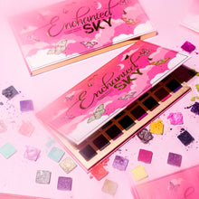 Load image into Gallery viewer, The Enchanted Sky palette consists of 32 pressed pigments designed with the smoothest of texture and pigments for looks out of this world. Levitate with the help of rich mattes, silky shimmers and flirty glitters. The best price and deal w/ Bonitawholesale.com