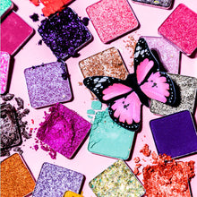 Load image into Gallery viewer, The Enchanted Sky palette consists of 32 pressed pigments designed with the smoothest of texture and pigments for looks out of this world. Levitate with the help of rich mattes, silky shimmers and flirty glitters. The best price and deal w/ Bonitawholesale.com