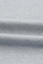 将图片加载到图库查看器，Gray Colorblock Pocketed Cardigan with Ribbed Trim
