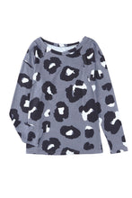 Load image into Gallery viewer, Leopard Print Long Sleeve Loose Top
