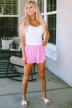 Load image into Gallery viewer, Pink Plaid High Waisted Athletic Shorts
