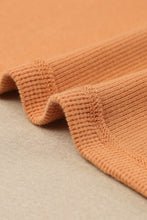 Load image into Gallery viewer, Orange Waffle Knit Henley Top
