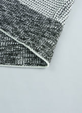 Cargar imagen en el visor de la galería, Gray Plaid Knitted Long Open Front Cardigan
