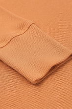 Load image into Gallery viewer, Orange Waffle Knit Henley Top
