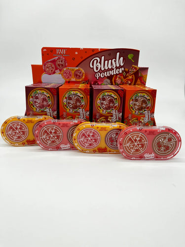 Enhance your beauty with ROMANTIC BEAUTY's PIZZA BLUSH POWDER. Each set includes 24 individual pieces, providing you with a variety of shades to complement your look. Achieve a natural and radiant glow with this must-have blush for any makeup collection. the best price and deal w/ bonitawholesale.com