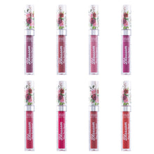 Load image into Gallery viewer, Our popular high pigmented liquid lipsticks combined with a hydrating formula and gorgeous floral cap print! Romantic Beauty’s long-lasting Blossom Red matte liquid lipsticks deliver an all-day comfortable wear without over-drying the lips. The best price, deal and quality w/ Bonitawholesale.com

