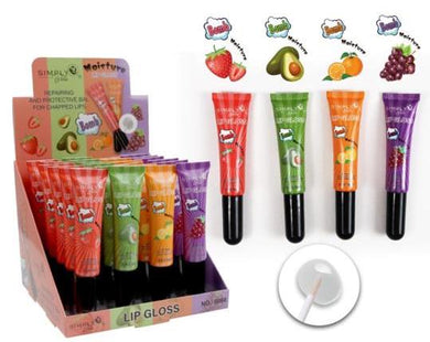 Description LIP GLOSS TYPE LIP MOISTURIZER, COMES IN 4 EXTRA MOISTURIZING SCENTS (STRAWBERRY, AVOCADO, ORANGE AND BLACKBERRY). The best price, deal and quality w/ Bonitawholesale.com