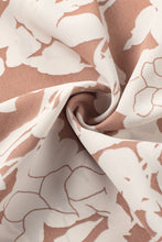 Load image into Gallery viewer, Khaki Floral Print Ruffle Short Sleeve Blouse
