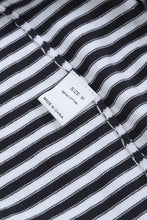 将图片加载到图库查看器，Contrast Trimmed Striped Drop Shoulder Sweater
