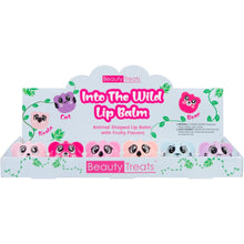 将图片加载到图库查看器，BEAUTY TREATS - INTO THE WILD LIP BALM DISPLA, 2 DZ
