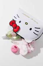 Load image into Gallery viewer, This iconic, limited-edition travel pouch is made for all Sanrio and Hello Kitty lovers. She safely stores your everyday essentials and favorite makeup, with a dome-shaped silhouette and zipper closure in super-cute faux leather. Made vegan and cruelty-free. The best price, deal and quality w/ Bonitawholesale.com
