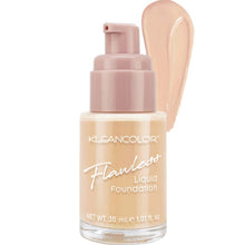 Load image into Gallery viewer, Flawless Liquid Foundation combines a lightweight formula with a boost of moisture. This foundation covers any imperfections evenly delivering buildable, medium coverage and a luminous, glowy-skin finish for a natural makeup look. The best price, deal and quality w/ Bonitawholesale.com
