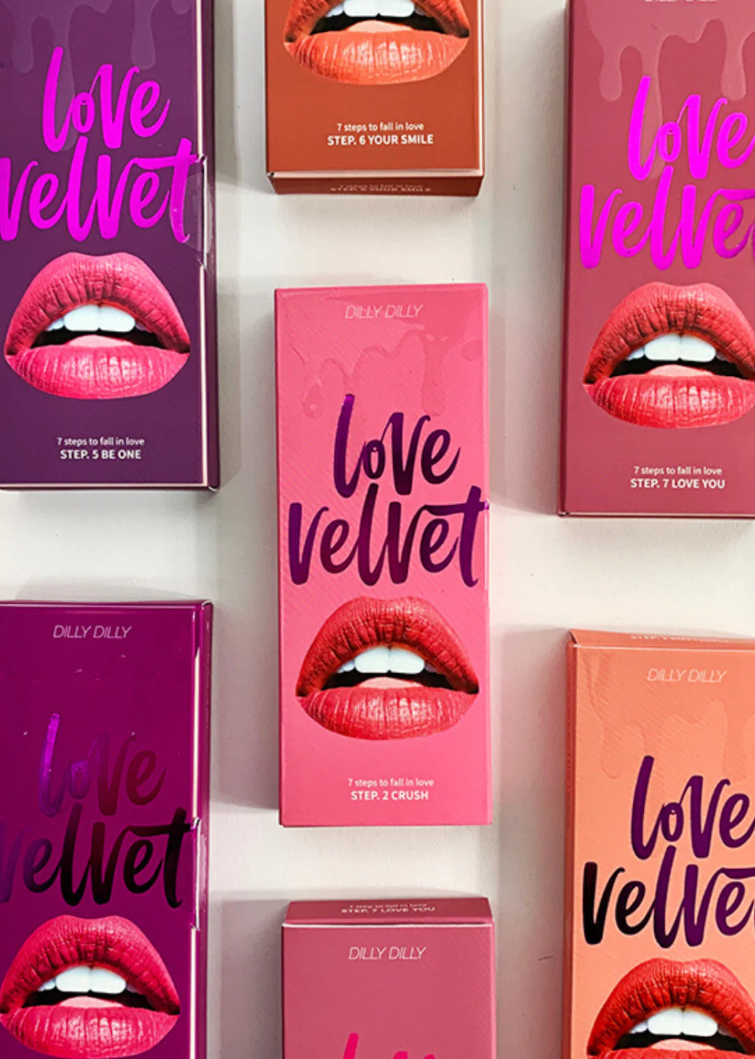 Love Velvet Moisture Liquid Lip Gloss Step 1 to 7  A multi-tasking natural, blendable velvety formula that provides  hydration and sublime buildable color to enhance your eyes, lips and  cheeks. The best price, deal and quality w/ Bonitawholesale.com
