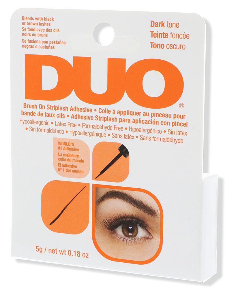 DUO-56896 : Brush On Strip lash Adhesive Dark Tone 6 PCS DRIES DARK, UNDETECTABLE ADHESIVE. SECURES FAKE LASHES ALL DAY, ALL NIGHT. CONVENIENT FAUX LASH GLUE TIMES TWO The best price and deal w/ Bonitawholesale.com !!! 