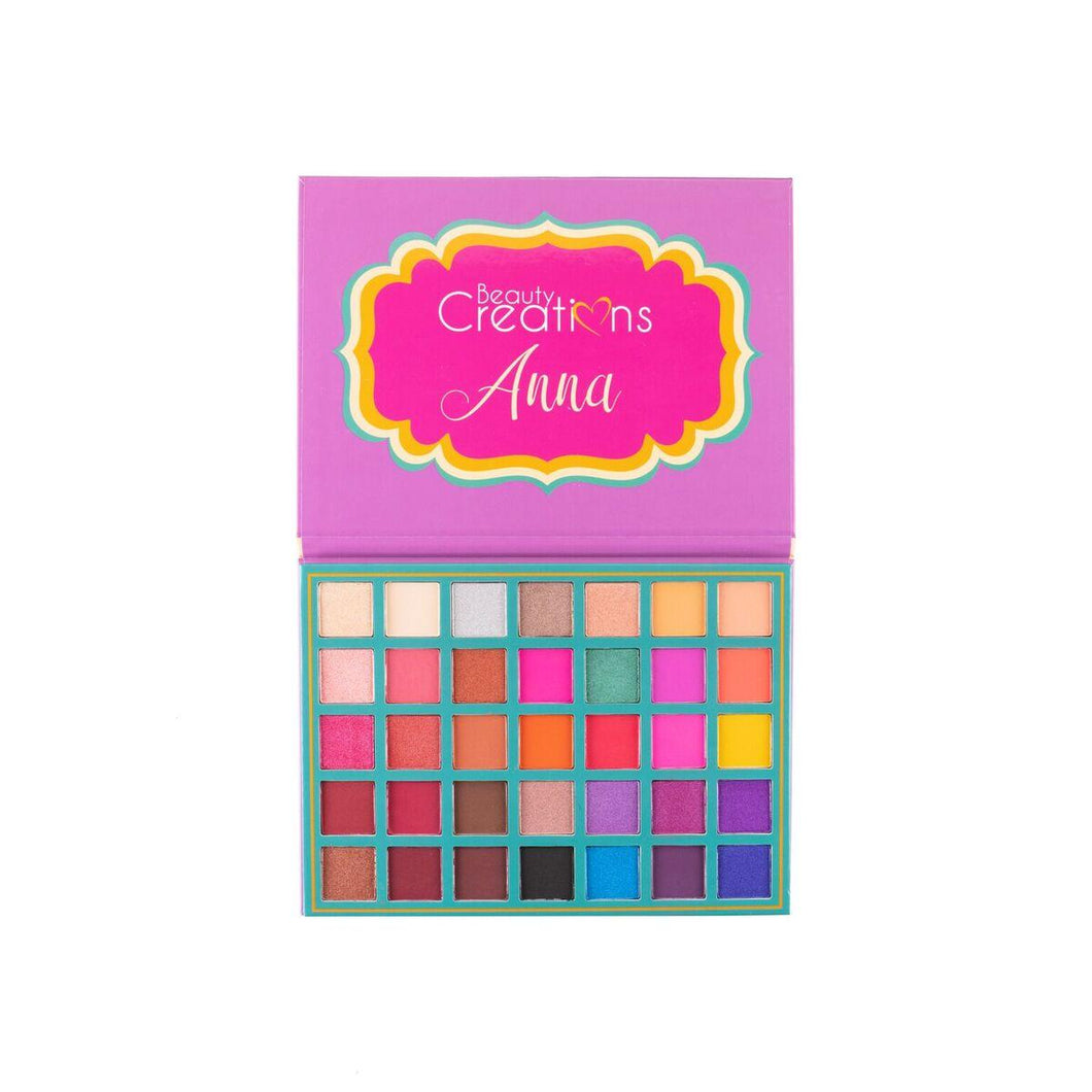 ANNA Eye shadow Palette Colors Featuring 35 pops of color and neutrals . A range of bold mattes and shimmery metallic to create endless looks. Best Deal w/ Bonitawholesale.com !!!
