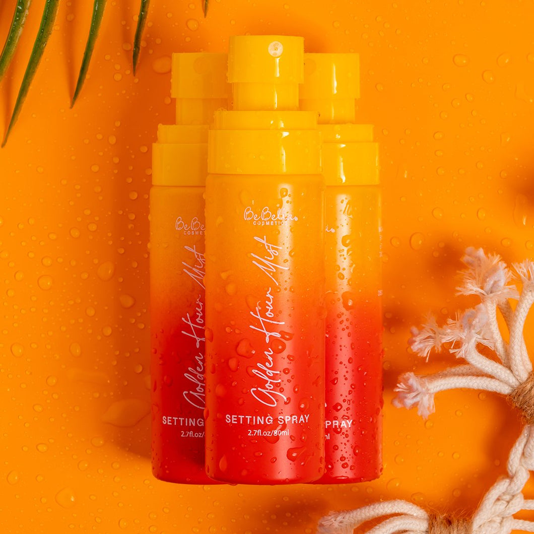Spray it during or after your makeup application, our Golden Hour mist gives you that fresh looking skin we all love! The best price and deal w/ Bonitawholesale.com