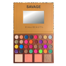 Load image into Gallery viewer, 32 shadow colors with highlighter, blush and contour colors to make your imagination run wild and free 32 Pigmented Colors for Eyes, Highlighter, Blusher &amp; Bronzer Pigmented Colors, Long Lasting Matte, Shimmer &amp; Glitter Colors for Eyes 4 Face powders. The best price and deal w/ Bonitawholesale.com
