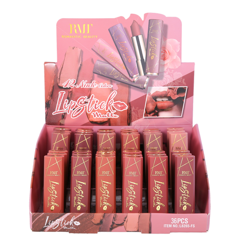 Perfect lips are just a click away with this matte lipstick formula. A special innovative casing allows you to button push the top of the product to reveal and pop-out your lipstick. Easy application with a smooth matte finish every time. The best price and deal w/ Bonitawholesale.com