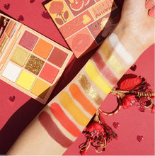 Cargar imagen en el visor de la galería, Kara- ES122 Amore Shadow Palette : 6 PC *Qty.1=6 Palettes  DESCRIPTION Relatable? Yes! Life is a whole lotta mood and we know it. For every occasion, let a bad shadow day never be your problem. We got you! #Moodcollection  Amore: Amore is inspired by passion and purity. Everyone has a soulmate! When true love finds you, we want it to catch you with mesmerizing eyes. Babe, be ready with this 9 color mini, fully reinforced with shades of ardent reds, prosperous golds and cheerful yellow. The best price and de
